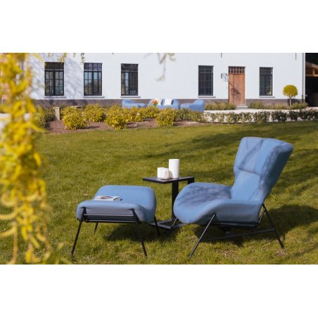 Cool lounge chair + pouf – Zwemco.be