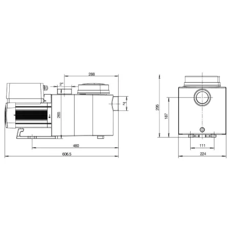 InverPro IP40 Regelbare Snelheidspomp (tot 40 m³/h) – Zwemco.be