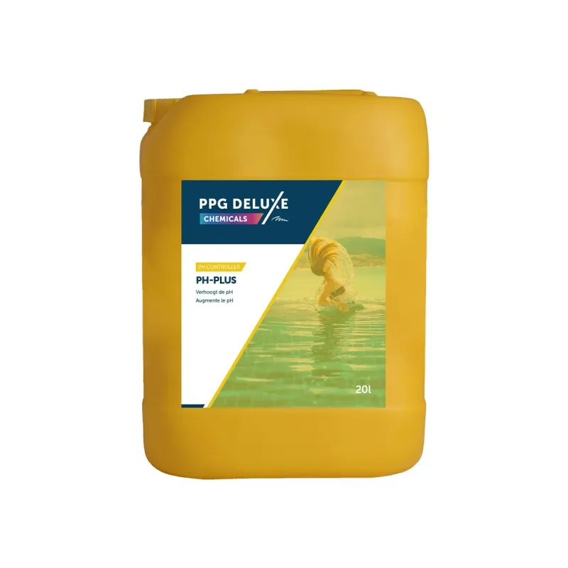 PPG Deluxe Vloeibare pH-plus (natriumhydroxide) 20L – Zwemco.be