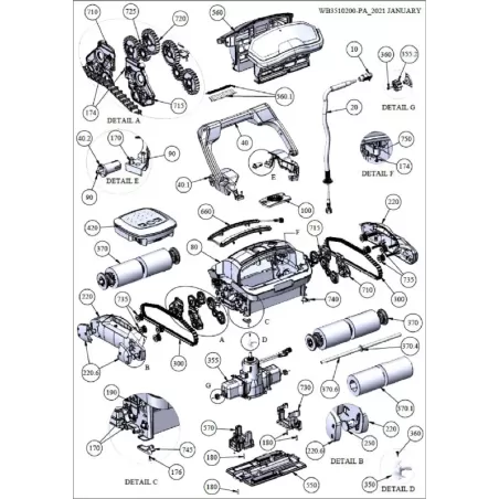 [355.2] External pinion / tandwiel - PiranhaX / BWT D & P-lijn – Zwemco.be