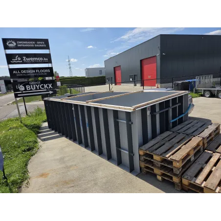 Showroommodel HDPE Zwembad 5 x 2,5 x 1,4 meter – Zwemco.be