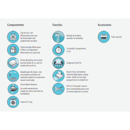 Dolphin Scoop Comfort Zwembadrobot – Zwemco.be