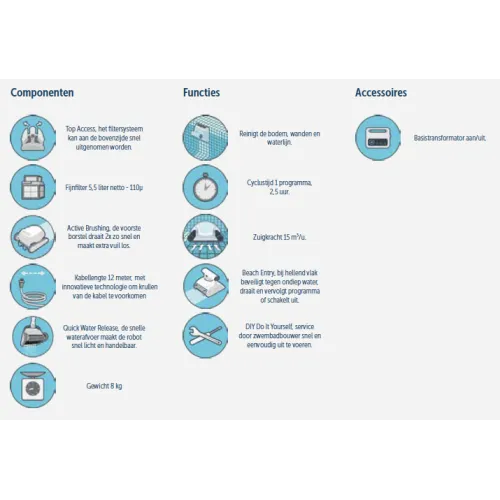 Dolphin Scoop Smart Zwembadrobot – Zwemco.be