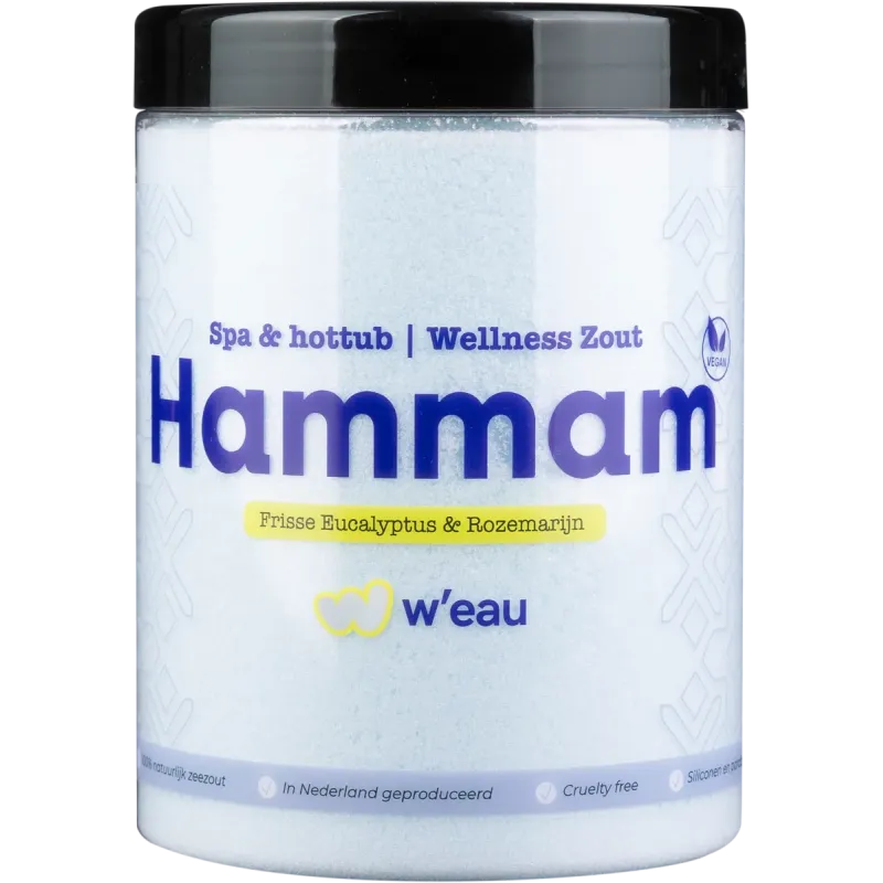 W'eau badzout - Hammam - 1250 gram – Zwemco.be