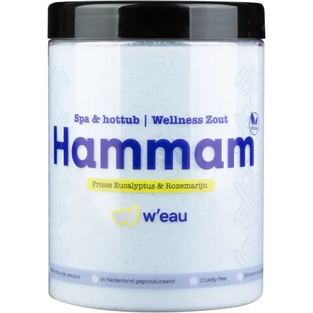 W'eau badzout - Hammam - 1250 gram – Zwemco.be