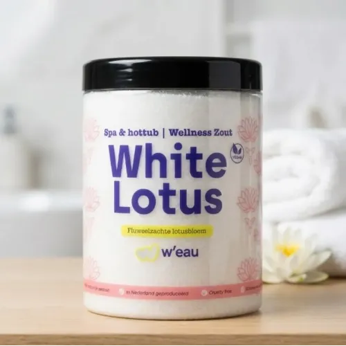 W'eau badzout - White Lotus - 1250 gram – Zwemco.be