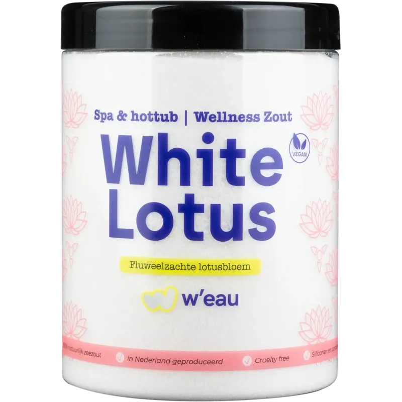 W'eau badzout - White Lotus - 1250 gram – Zwemco.be