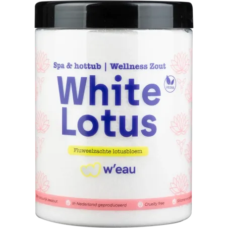 W'eau badzout - White Lotus - 1250 gram – Zwemco.be
