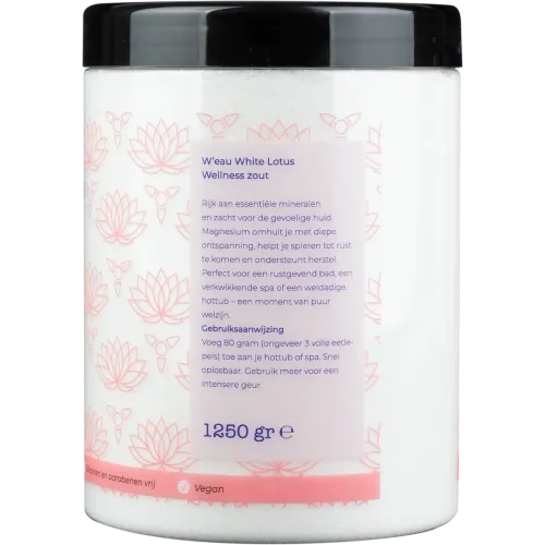W'eau badzout - White Lotus - 1250 gram – Zwemco.be