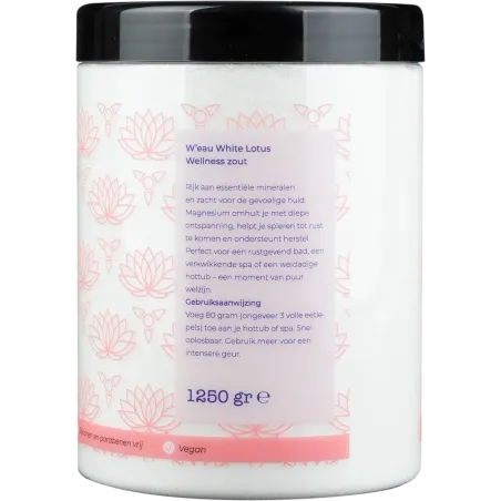 W'eau badzout - White Lotus - 1250 gram – Zwemco.be