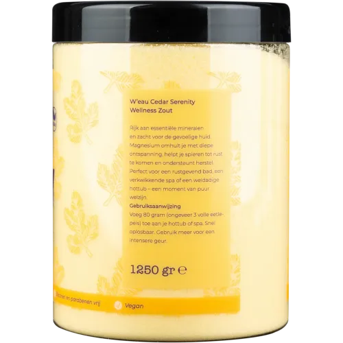 W'eau badzout - Cedar Serenity - 1250 gram – Zwemco.be