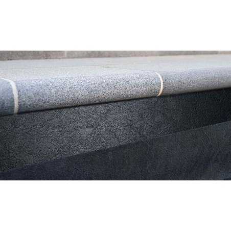 Alkorplan Reliëf Antislip 1,65 Zwart - 5 meter – Zwemco.be