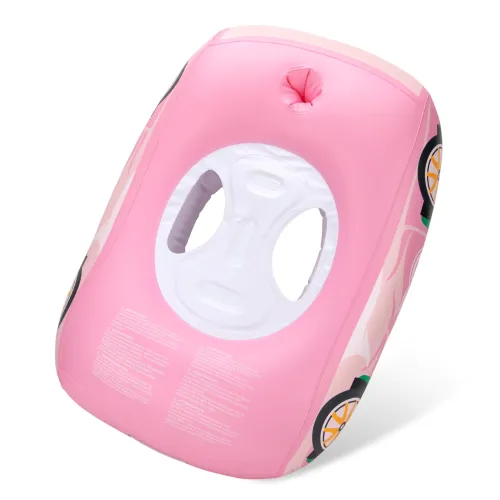 Opblaasbare Raceauto - Met Waterpistool - Roze – Zwemco.be