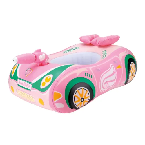 Opblaasbare Raceauto - Met Waterpistool - Roze – Zwemco.be