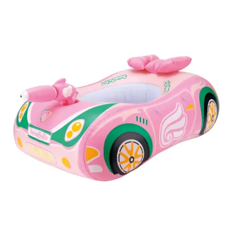 Opblaasbare Raceauto - Met Waterpistool - Roze – Zwemco.be