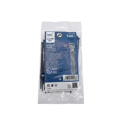 UV-Protect Kabelbinders Zwart 2,5 x 100 mm - 100 stuks