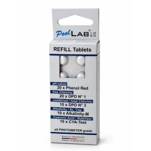 Navulset tabletten voor PoolLab 1.0/2.0 fotometer – Zwemco.be